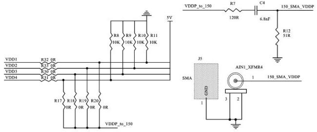 图12 VDD连接150Ω网络145