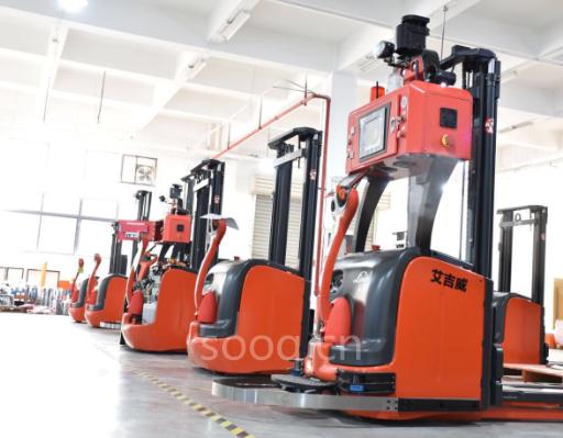 艾吉威——无反光板激光叉车AGV的先行者