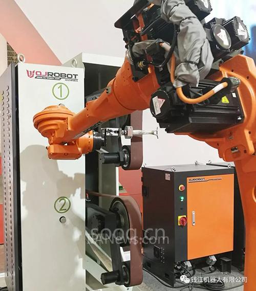 钱江机器人“实力亮相”武汉工博会